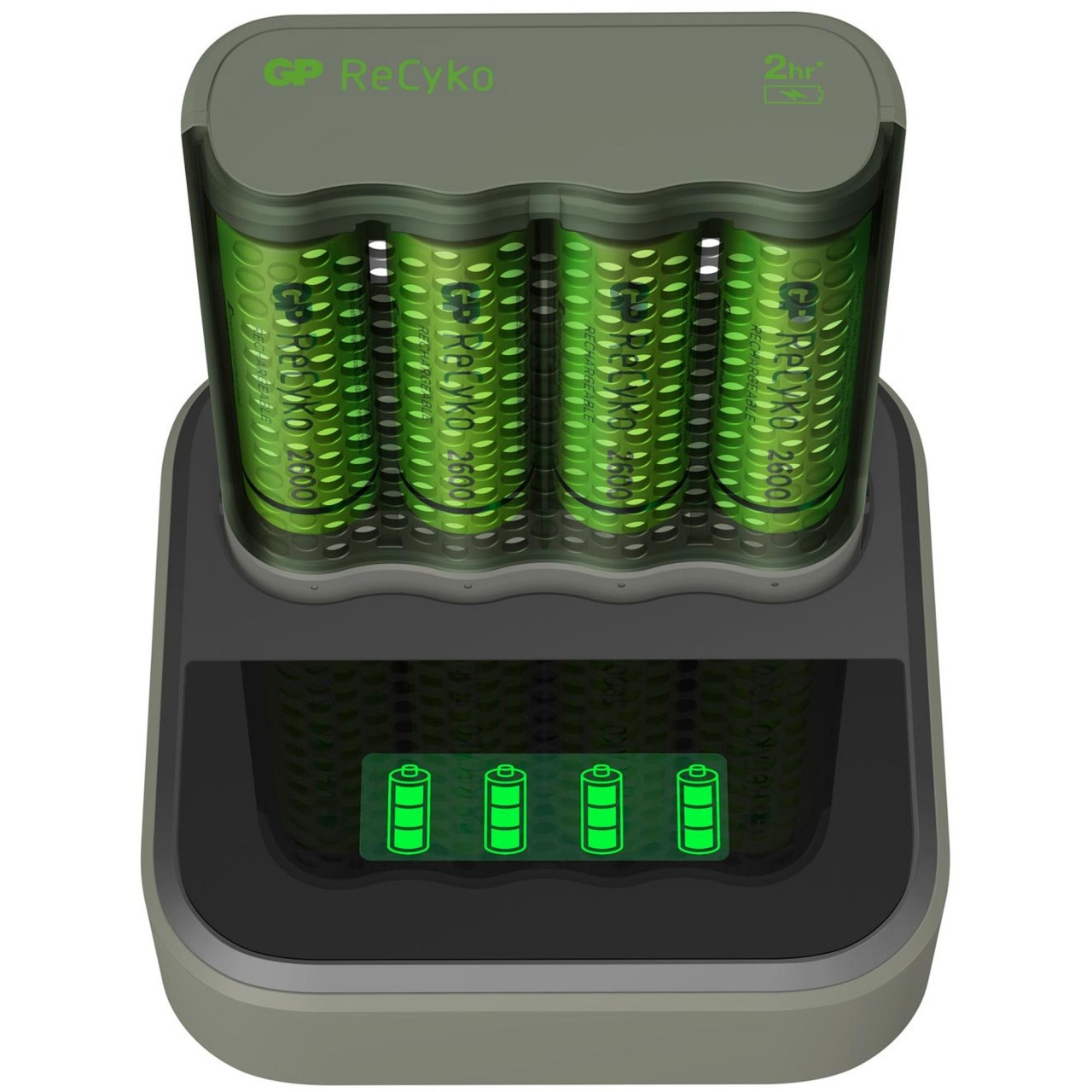 USB-Modell Ladegerät GP M451 Mainstream-Line 4 x ReCyko AA 2600 mAh USB Dockingstation USB-Modell Ladegerät GP M451 Mainstream-Line 4 x ReCyko AA 2600 mAh USB Dockingstation von GP Batteries