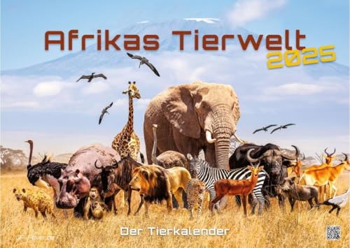 Afrikas Tierwelt - Der Tierkalender - 2025 - Kalender DIN A3 (ca. 42 cm x 30 cm) von GP-Fever.de