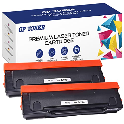 2X Toner XL Kompatibel mit PANTUM PA-210 für PANTUM P2500W, M6500W, M6550NW, M6600NW (2xSchwarz) von GP TONER