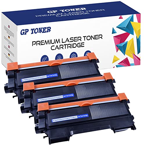 3X Toner XL Kompatibel mit Brother TN-2220 Brother DCP-7060 N DCP-7065 DN DCP-7070 DW Fax 2840 Fax 2845 Fax 2940 Fax 2950 HL-2200 Series HL-2215 HL-2220 HL-2230 HL-2240 HL-2240 D (3X Schwarz) von GP TONER