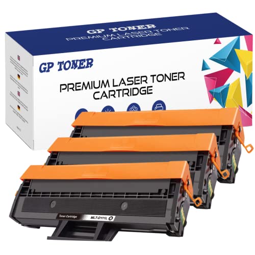 3X Toner XL Kompatibel mit Samsung Xpress M2070W M2026W M2020 M2022 M2026 M2026 M2070 M2070F M2070FW M2070W M2071FH M2071FW M2078 MLT-D111S XL, Menge:3X Schwarz von GP TONER