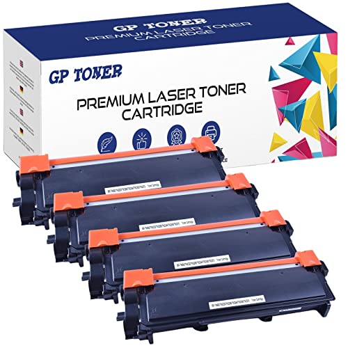 4X Toner XL Kompatibel mit Brother TN-2320 Brother MFC-L2700DN HL-L2300D HL-L2360DN HL-L2340DW DCP-L2500D DCP-L2520DW DCP-L2540DN MFC-L2720DW (4X Schwarz) von GP TONER