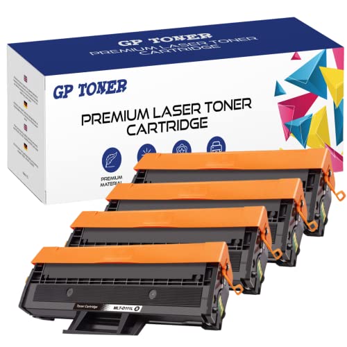 4X Toner XL Kompatibel mit Samsung Xpress M2070W M2026W M2020 M2022 M2026 M2026 M2070 M2070F M2070FW M2070W M2071FH M2071FW M2078 MLT-D111S XL, Menge:4X Schwarz von GP TONER