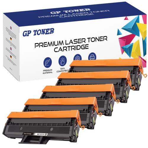 5X Toner XL Kompatibel mit Samsung Xpress M2070W M2026W M2020 M2022 M2026 M2026 M2070 M2070F M2070FW M2070W M2071FH M2071FW M2078 MLT-D111S XL, Menge:5X Schwarz von GP TONER