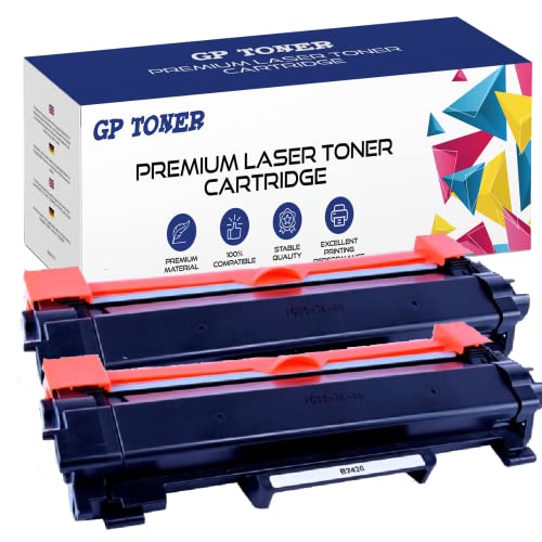 GP TONER Kompatibel TN-2420 Tonerkartusche als Ersatz für Brother TN2420 TN2410 MFC-L2710DW MFC-L2710DN MFC-L2750DW DCP-L2530DW DCP-L2510D DCP-L2550DN HL-L2350DW HL-L2310D HL-L2370DN 2 Schwarz von GP TONER