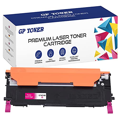 Toner XL Kompatibel mit Samsung CLT-407 CLT-407S CLT-M4072S für Samsung CLP-320 CLP-321 CLP-325 CLP-326 CLX-3180 CLX-3185 (Magenta) von GP TONER