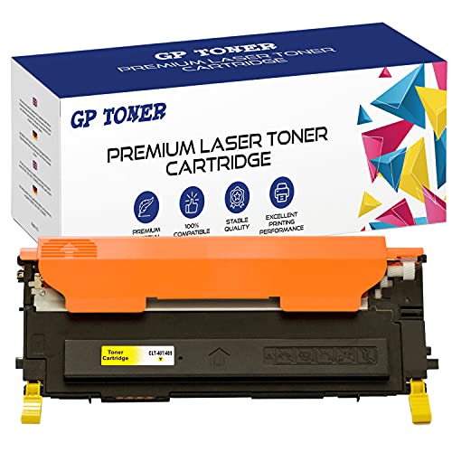 Toner XL Kompatibel mit Samsung CLT-407 CLT-407S CLT-Y4072S für Samsung CLP-320 CLP-321 CLP-325 CLP-326 CLX-3180 CLX-3185 (Gelb) von GP TONER