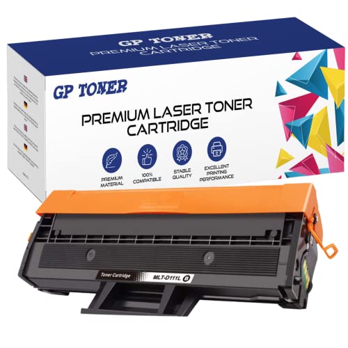 Toner XL Kompatibel mit Samsung Xpress M2070W M2026W M2020 M2022 M2026 M2026 M2070 M2070F M2070FW M2070W M2071FH M2071FW M2078 MLT-D111S XL, Menge:1x Schwarz von GP TONER