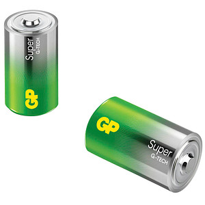 2 GP Batterien SUPER Mono D 1,5 V von GP