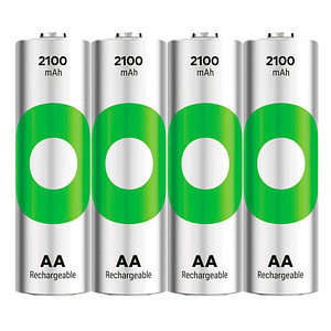 4 GP Akkus ReCyko+ Mignon AA 2.100 mAh von GP