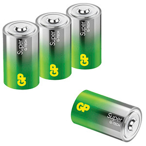 4 GP Batterien SUPER Baby C 1,5 V von GP