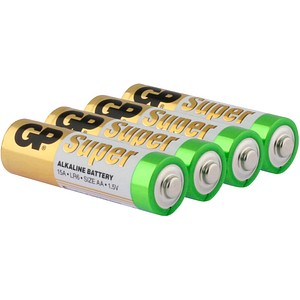 4 GP Batterien SUPER Mignon AA 1,5 V von GP