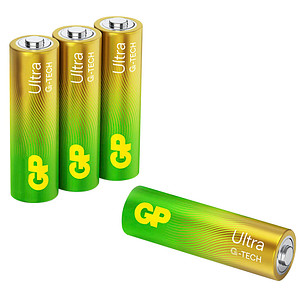 4 GP Batterien ULTRA Mignon AA 1,5 V von GP