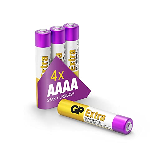 AAAA Batterien für Stylus Pen und Surface Pen, Ersatzbatterie für Eingabestifte, Presenter, Touchscreen Stifte (4 Stück Batterien AAAA) von GP