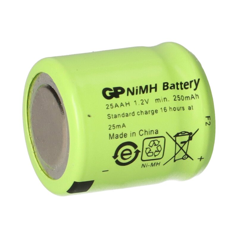 GP Akku 1/3 AA 1,2V / 250mAh GP25AAH GP Akku 1/3 AA 1,2V / 250mAh GP25AAH von GP