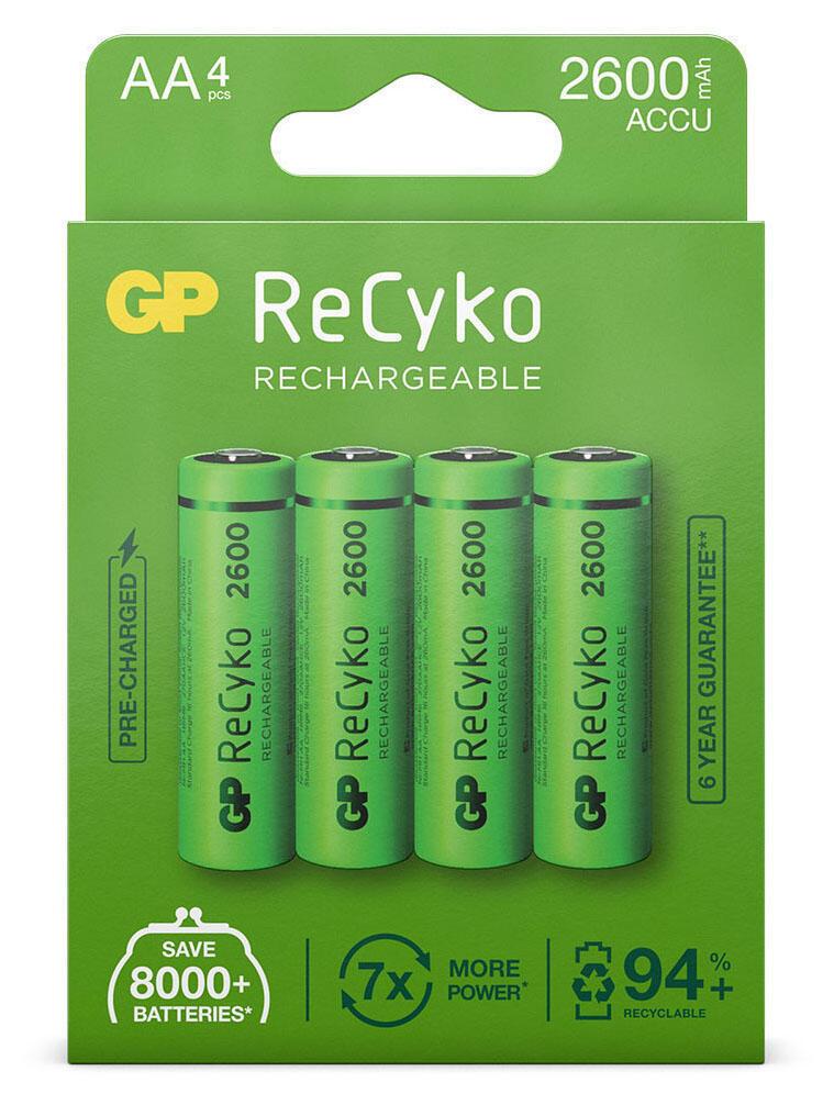 GP Akkus ReCyko+ Mignon AA 1.2 V GP Akkus ReCyko+ Mignon AA 1.2 V von GP