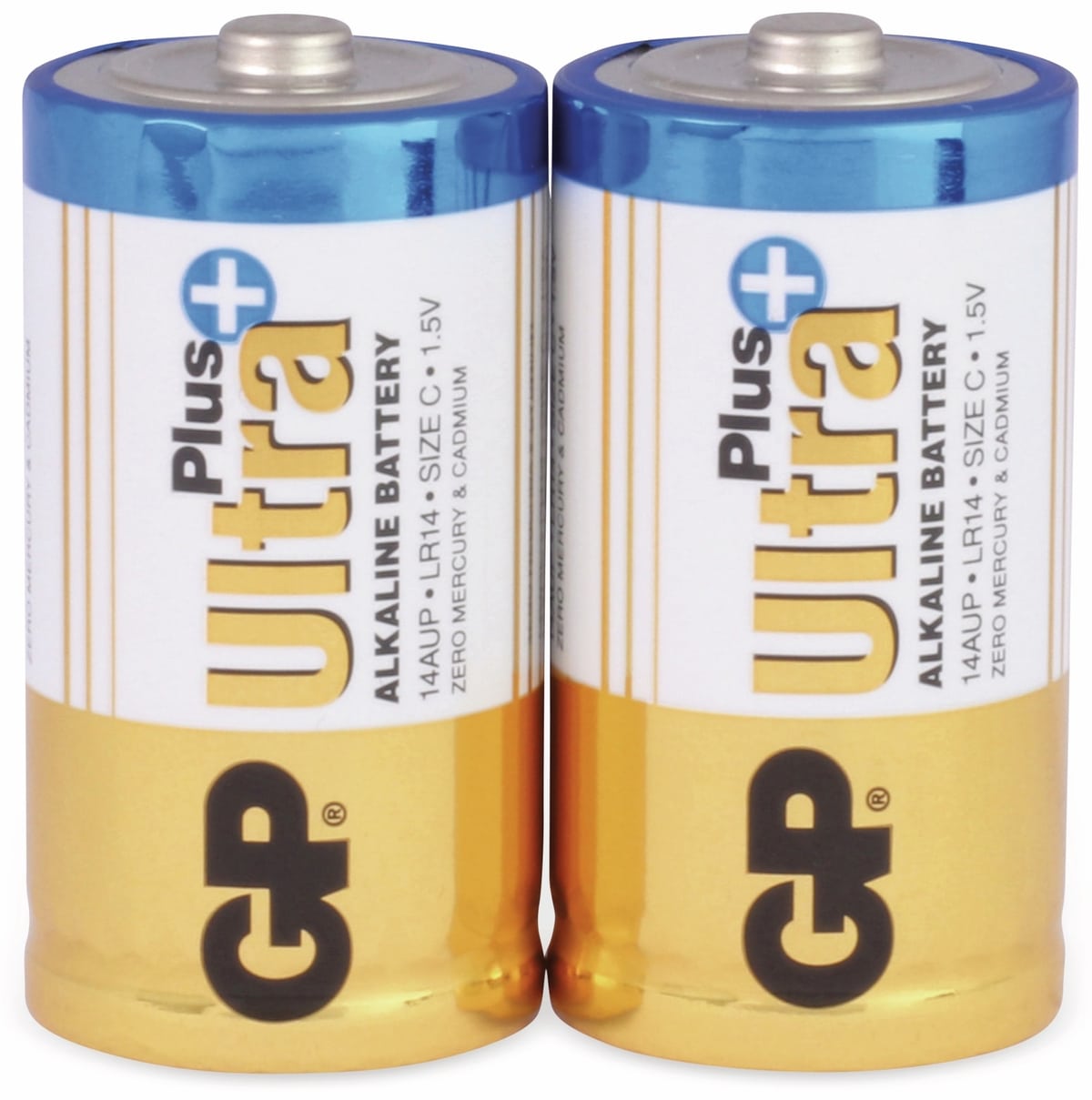 GP Baby-Batterien ULTRA PLUS ALKALINE, 2 Stück von GP