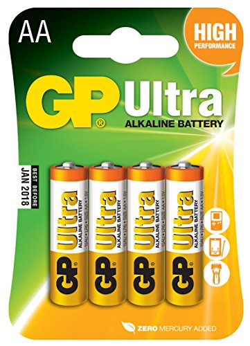 GP Batterien Alkaline (AA, Mignon, LR 06, 1,5V), 4er von GP