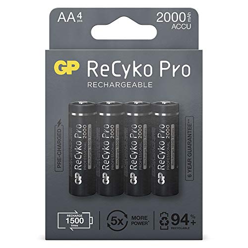 GP Batteries ReCyko+Pro HR06 Mignon (AA)-Akku NiMH 2000 mAh 1.2V 4St. von GP