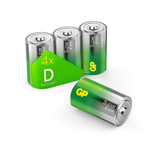 GP Batteries Super Mono (D)-Batterie Alkali-Mangan 1.5V 4St. von GP