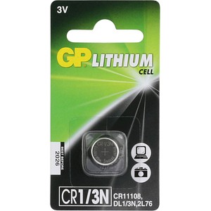 GP Knopfzelle CR 1/3N 3,0 V GP Knopfzelle CR 1/3N 3,0 V von GP