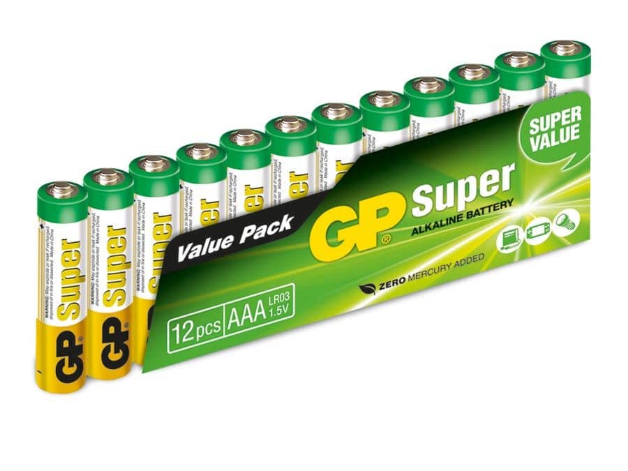 GP Micro-Batterie-Set Super Alkaline, 12 Stück von GP