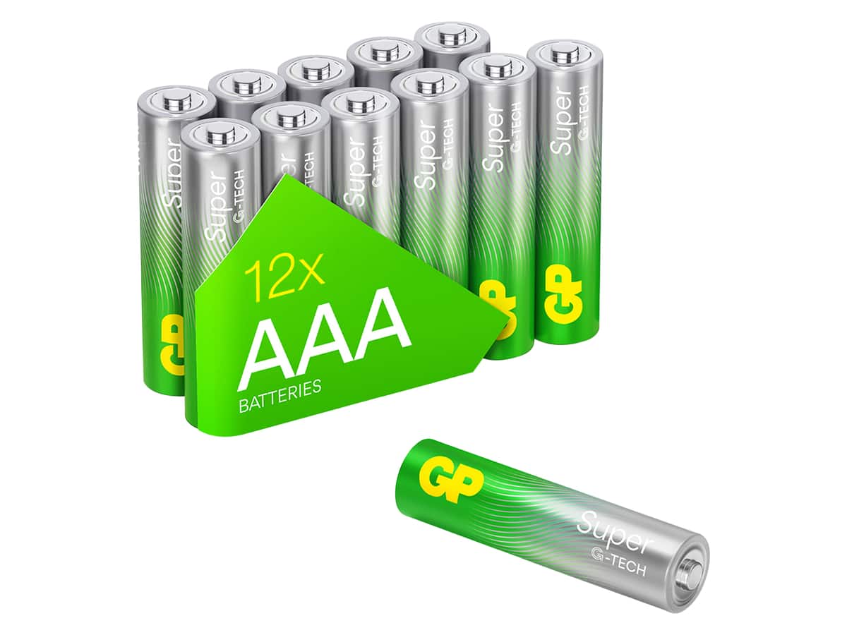 GP Micro-Batterie-Set Super Alkaline, 12 Stück von GP