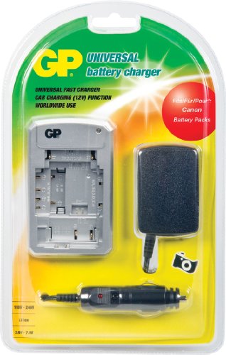 GP PowerBank GP BCCAN01 – Akku-Ladegeräte (CE/GS/YL/FCC/E-Mark, Silber, 12 V, 3,3 A, 1 h, Li-ION/NiMH/NiCD) von GP