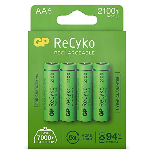 GP RecyKo+ 4 AA-Batterien niedlich von GP