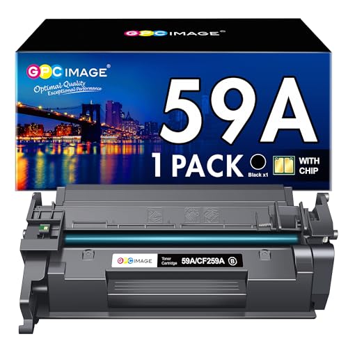 GPC IMAGE 59A CF259A Toner (Mit Chip) Kompatible für HP 59A CF259A 59X CF259X für HP Laserjet Pro M404dw Toner M404dn Toner MFP M428dw M428fdw M428fdn M428 M404n M304 M404 (Schwarz, 1er-Pack) von GPC IMAGE