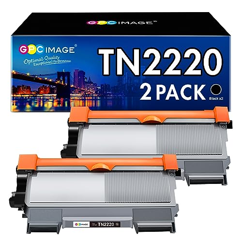 GPC IMAGE TN2220 TN 2220 Toner Kompatible für Brother TN-2010 TN-2220 TN2010 für Brother MFC-7360N HL-2130 FAX-2840 HL-2250DN DCP-7055 MFC-7460DN DCP-7055W HL-2240 HL-2270DW MFC-7860DW (2 Schwarz) von GPC IMAGE