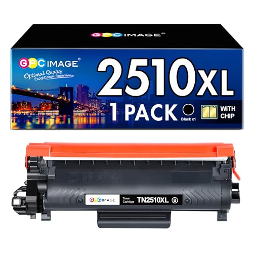 GPC IMAGE TN2510XL TN-2510 XL Kompatibel für Brother HL-L2400DWE Toner HL-L2400DW MFC-L2800DW MFC-L2835DW MFC-L2860DW MFC-L2827DW DCP-L2620DW HL-L2445DW DCP-L2660DW DCP-L2665DW DCP-L2627DW (1er-Pack) von GPC IMAGE