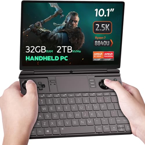 GPD Win MAX 2 2024 ist EIN Gaming-Notebook mit AMD Ryzen 7 8840U, Radeon 780M GPU, 32 GB RAM, 2 TB SSD, OcuLink, 10,1-Zoll-IPS-Display, Gaming-Controller, Tastatur und Touchpad. GPD Win MAX 2 2024 ist EIN Gaming-Notebook mit AMD Ryzen 7 8840U, Radeon 780M GPU, 32 GB RAM, 2 TB SSD, OcuLink, 10,1-Zoll-IPS-Display, Gaming-Controller, Tastatur und Touchpad. von GPD