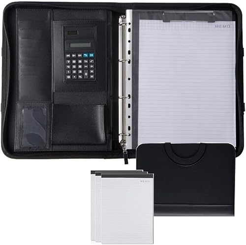 GPDKMNJR, A4-Notizbuch-Organizer for Vorstellungsgespräche, Lebensläufe und Konferenzen.(Svart) von GPDKMNJR