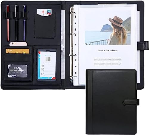 GPDKMNJR, Executive File Legal Document Organizer mit Taschen for Männer und Frauen(Svart) von GPDKMNJR