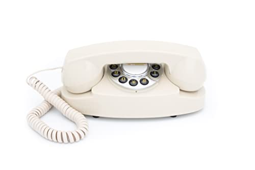 ProTelX Audrey Retro Telefon mit Tasten, 1950er-Jahre-Design Elfenbeinfarben von GPO