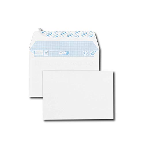 Briefumschläge, C6, 114 x 162, 80 g/m², mit Schutzstreifen, 500 Stück von GPV Everyday