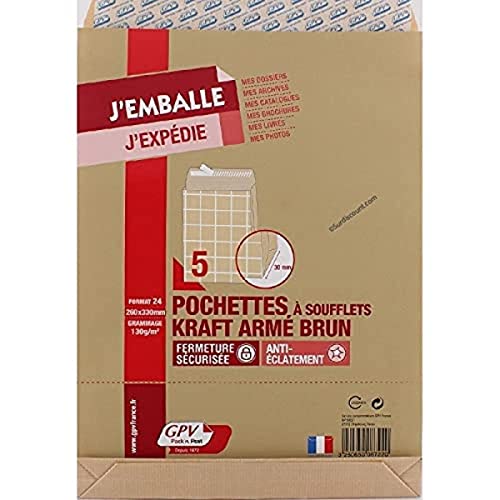 GPV 6722 Faltenversandtasche 24, 260 x 330 mm, ohne Fenster GPV 6722 Faltenversandtasche 24, 260 x 330 mm, ohne Fenster von GPV