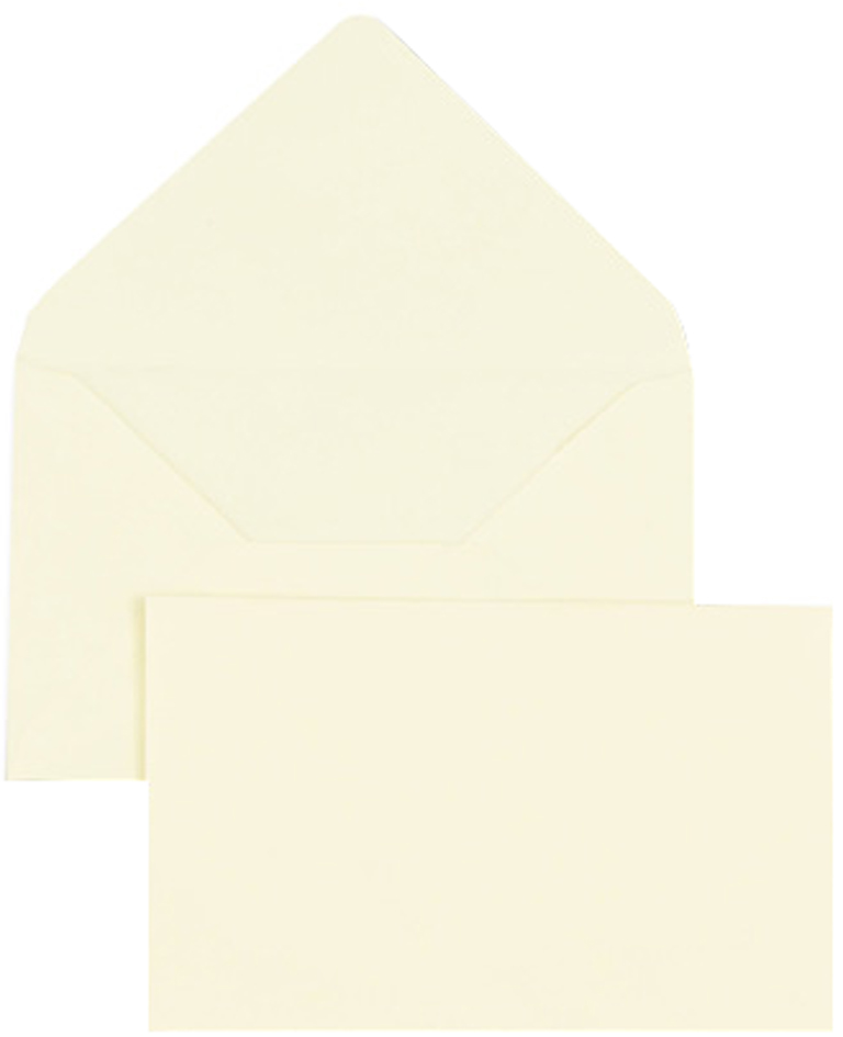 GPV Briefumschläge, 140 x 90 mm, gelb, ungummiert von GPV