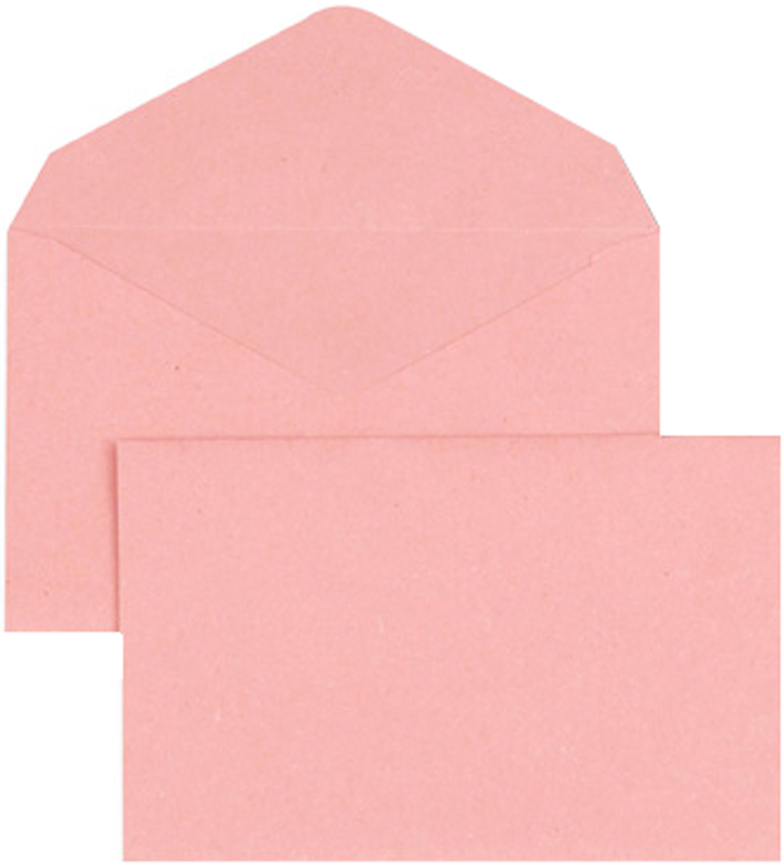 GPV Briefumschläge, 140 x 90 mm, rose, ungummiert von GPV