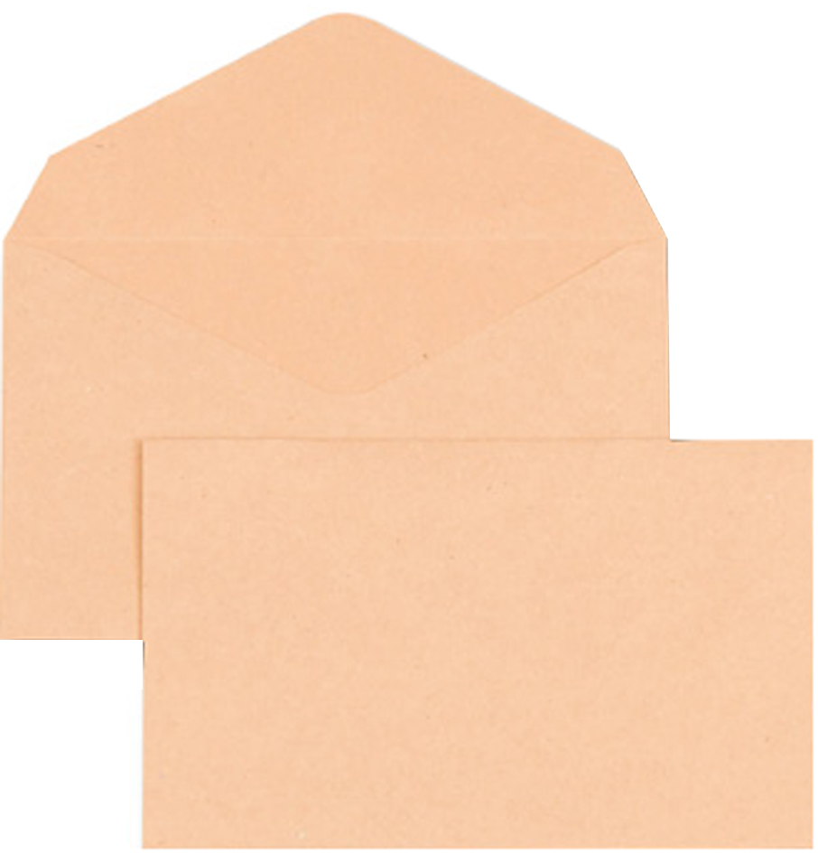 GPV Briefumschläge, 90 x 140 mm, hellbraun, ungummiert von GPV