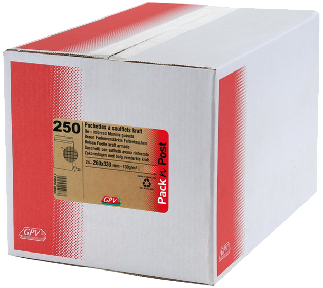 GPV Faltenversandtaschen B5, 176 x 250 mm, ohne Fenster GPV Faltenversandtaschen B5, 176 x 250 mm, ohne Fenster von GPV
