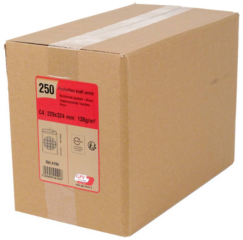 GPV Versandtaschen, C4, 229 x 324 mm, ohne Fenster von GPV