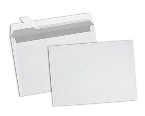 Umschlag 50 A5 mail - C5 weißes Papier 90g Größe 162 x 229 mm weißer Umschlag mit Klebeband Verschluss von GPV