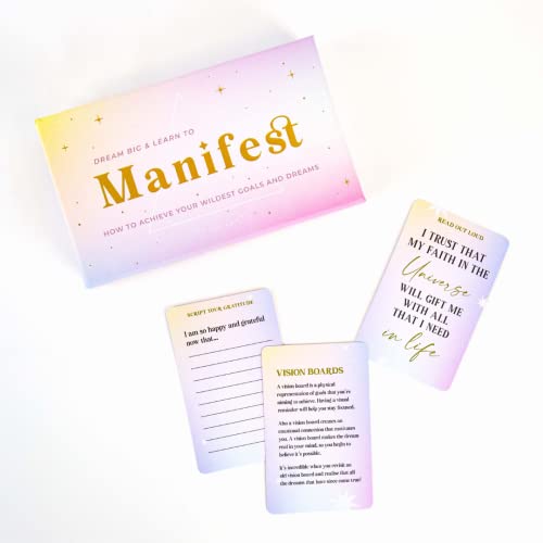 Gift Republic Dream Big & Manifest – 100 Karten – Achtsamkeit & Wohlbefinden Kartenpaket Tipps & Tricks, um Ihre wildesten Träume und Ziele zu manifestieren. Gift Republic Dream Big & Manifest – 100 Karten – Achtsamkeit & Wohlbefinden Kartenpaket Tipps & Tricks, um Ihre wildesten Träume und Ziele zu manifestieren. von GR Gift Republic