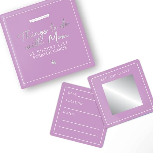 Things to do with Mum - 52 Activity Cards Scratch to Reveal Exciting Adventures Mothers Day Gift Gifts for Mum von GR Gift Republic