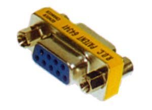 GR-Kabel DE-9 - DE-9 F/F Gold Adapter für Kabel (DE-9, DE-9, Female Stecker/Buchse, Gold) von GR KABEL