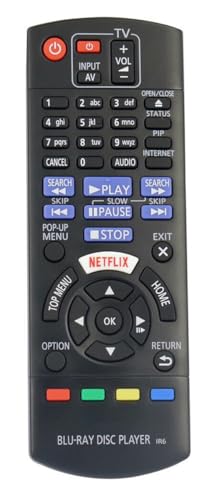 Fernbedienung für Panasonic DMP-BDT280EB BDT280EG Smart 3D Blu-ray- und DVD-Player Fernbedienung für Panasonic DMP-BDT280EB BDT280EG Smart 3D Blu-ray- und DVD-Player von GR