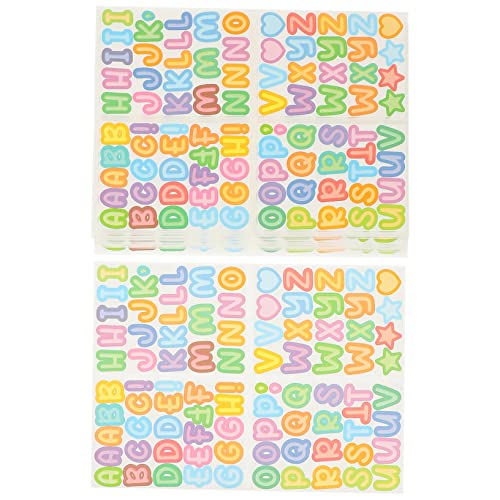 GRADENEVE Vinyl Alphabet Aufkleber Blätter Selbstklebende Buchstaben Aufkleber Handwerk Jungen Und Mädchen GRADENEVE Vinyl Alphabet Aufkleber Blätter Selbstklebende Buchstaben Aufkleber Handwerk Jungen Und Mädchen von GRADENEVE