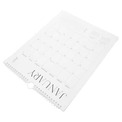 GRADENEVE 18 Englischer Einfacher Wandkalender, Transparenter Kalender Für Den Kühlschrank, Nationaler Fertigkalender, Elektronischer Wandkalender, Transparenter Kalender Für Die Wand, von GRADENEVE